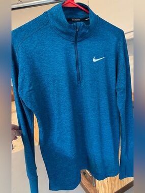 Nike Teal Heather Dri-FIT Running Top